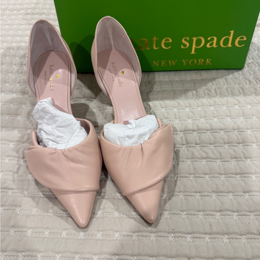 Kate Spade Women's Ballet Pink Pointed Toe Shoes